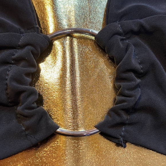 NWOT Black Halter Top - Picture 5 of 6